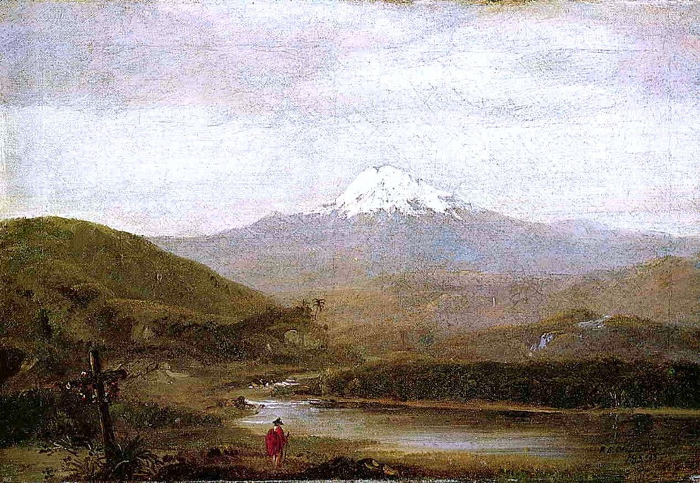 Frederic Edwin Church Cotopaxi Wall Decal