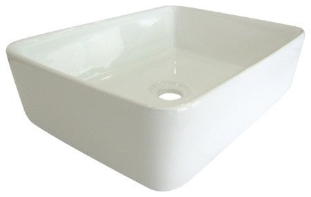 Fauceture Vessel Sink, White