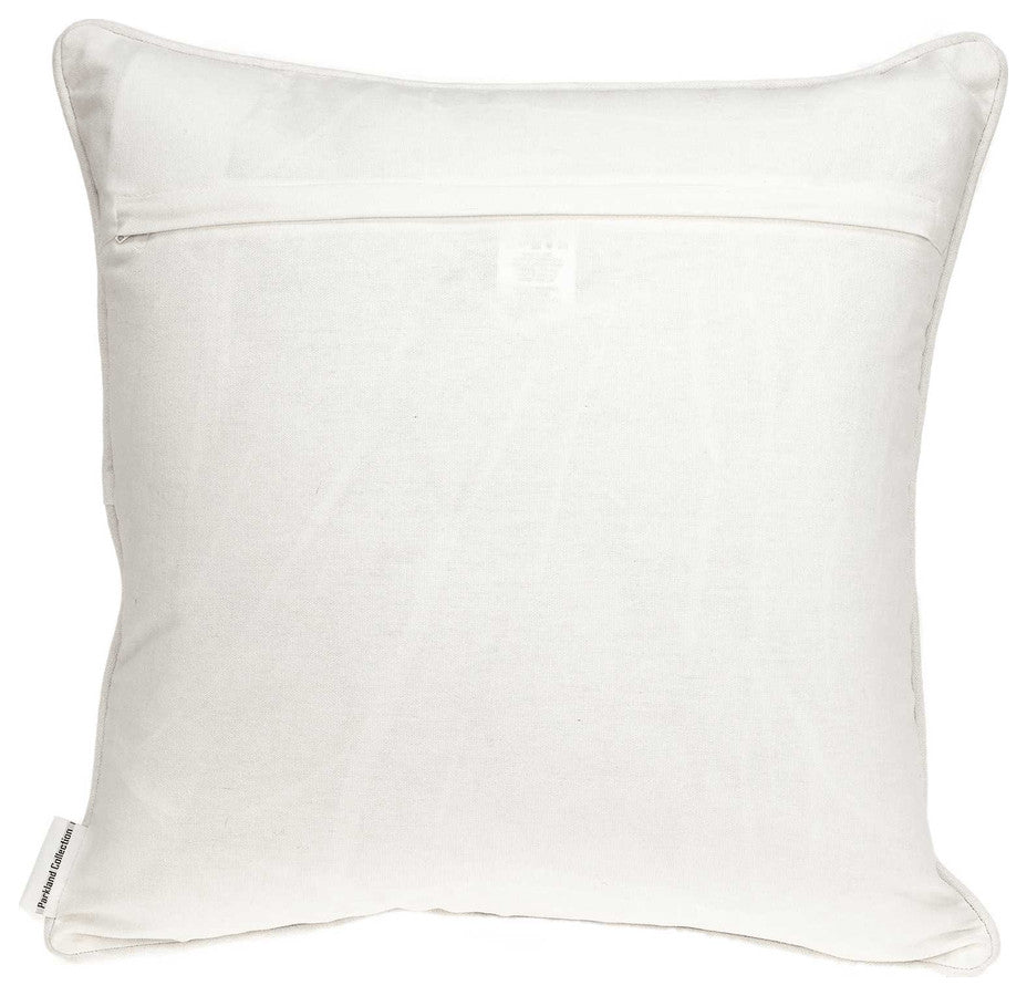 20" X 7" X 20" Transitional Orange Pillow Cover With Poly Insert