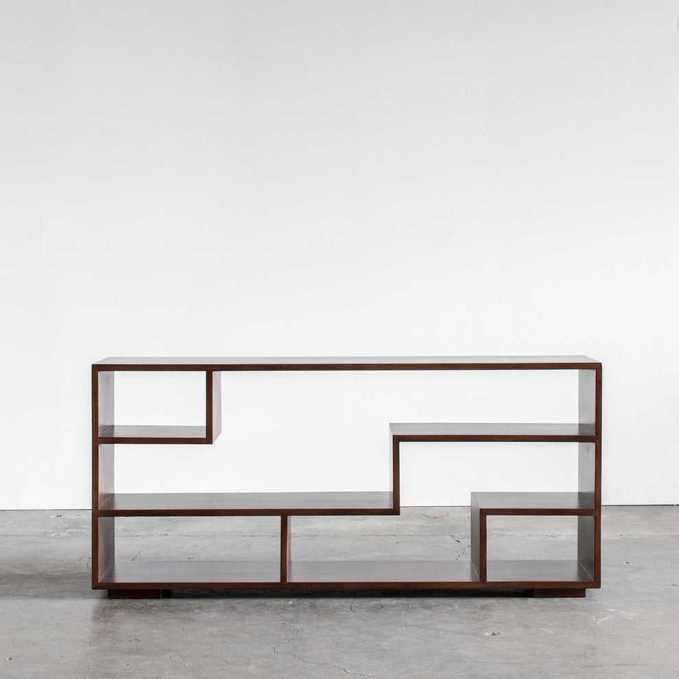 Zen Book Case, Long, Classic Walnut