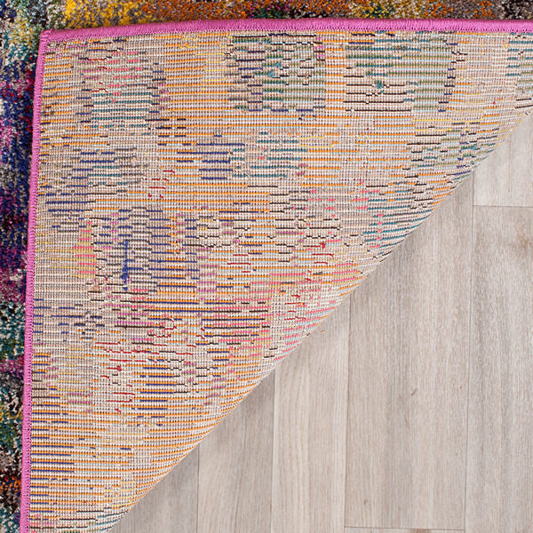 Safavieh Monaco Mnc225D Pink, Multi Area Rug, 7' Round