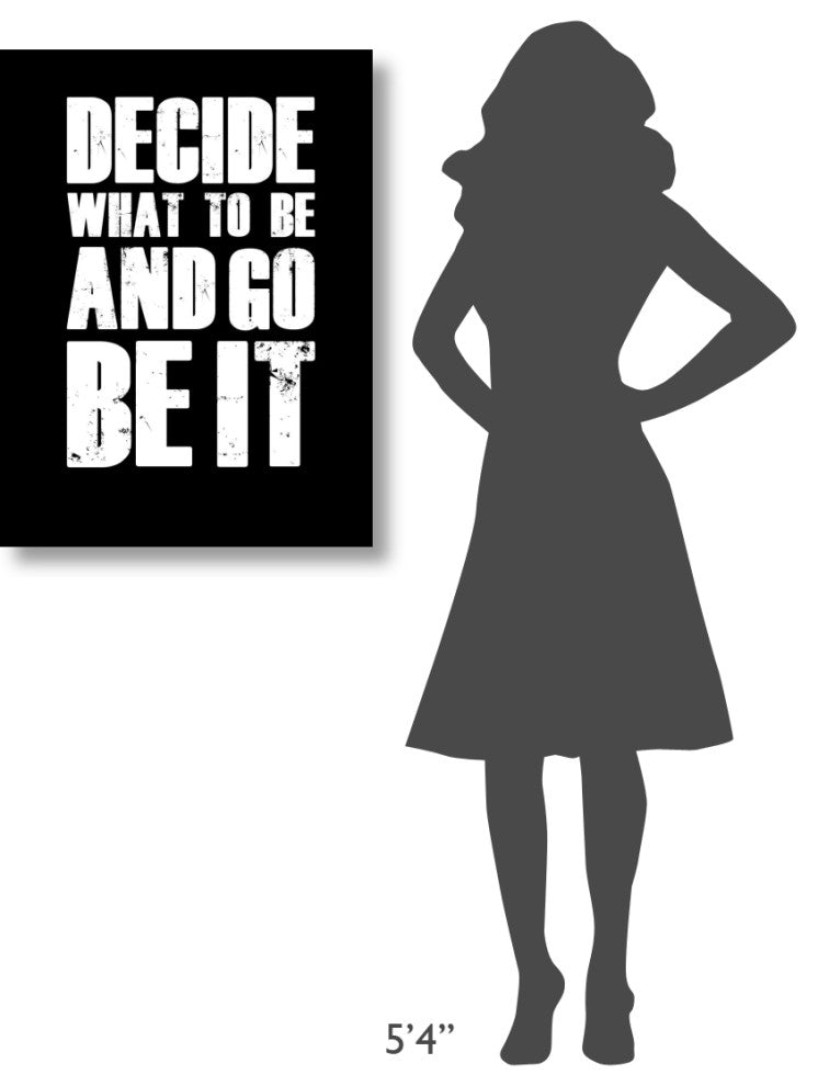 "Be It Poster Black" Fine Art Print