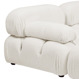 Marcel 109.5" Modular Sectional, Ivory White Boucle