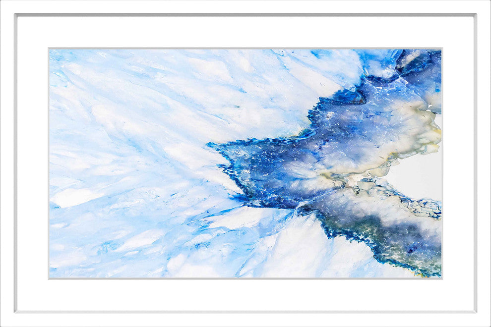 "Snow and Sea" Framed Painting Print