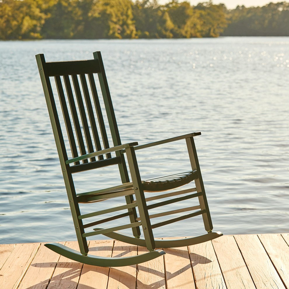 Vermont Porch Rocker, Dark Green