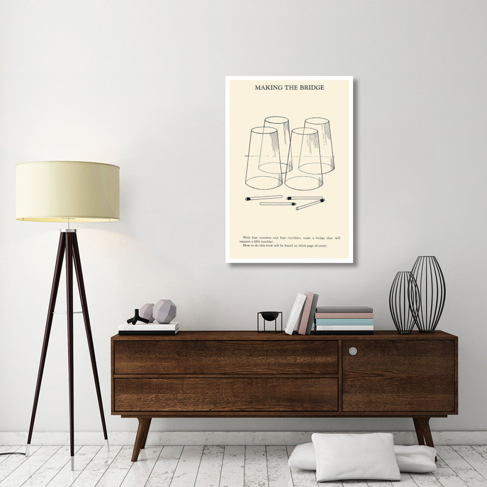 "Making the Bridge" Digital Paper Print by Retromagic, 31"x46"