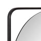 Nobles Radius Corner Framed Mirror, Black 24x24