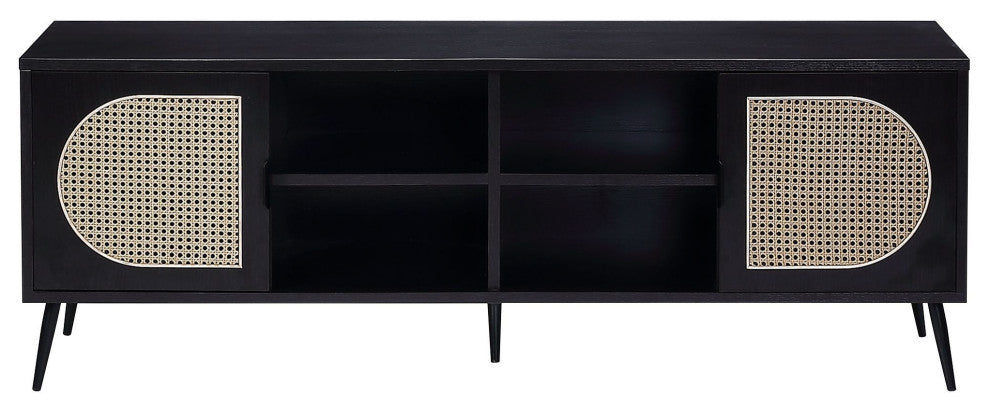 Colson TV Stand, Black Finish