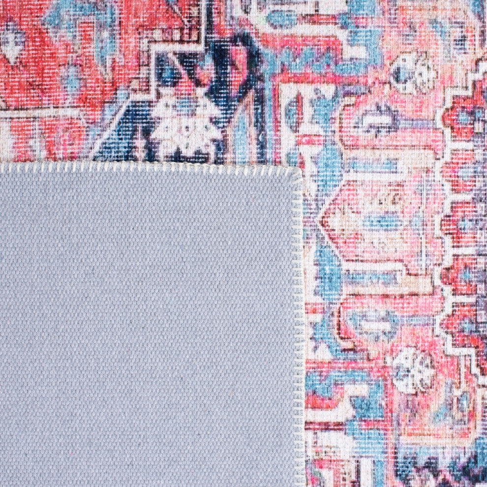 Safavieh Serapi SEP389 Rug Machine-Washable, Red/Navy, 8'x10'