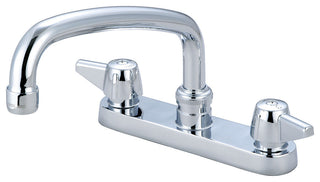 Central Brass Two Handle Cast Brass Tube Spout Kitchen Faucet