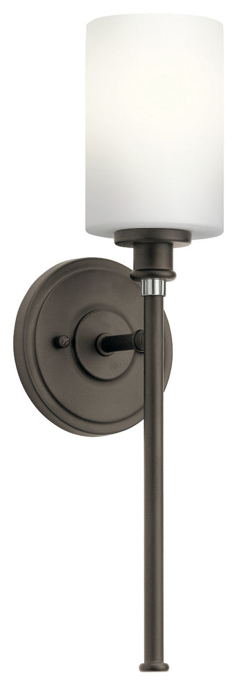 Wall Sconce 1-Light, Olde Bronze, Incandescent