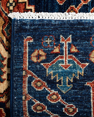 Serapi One-of-a-Kind Hand-Knotted Runner Rug Blue, 2' 8" x 11' 11"