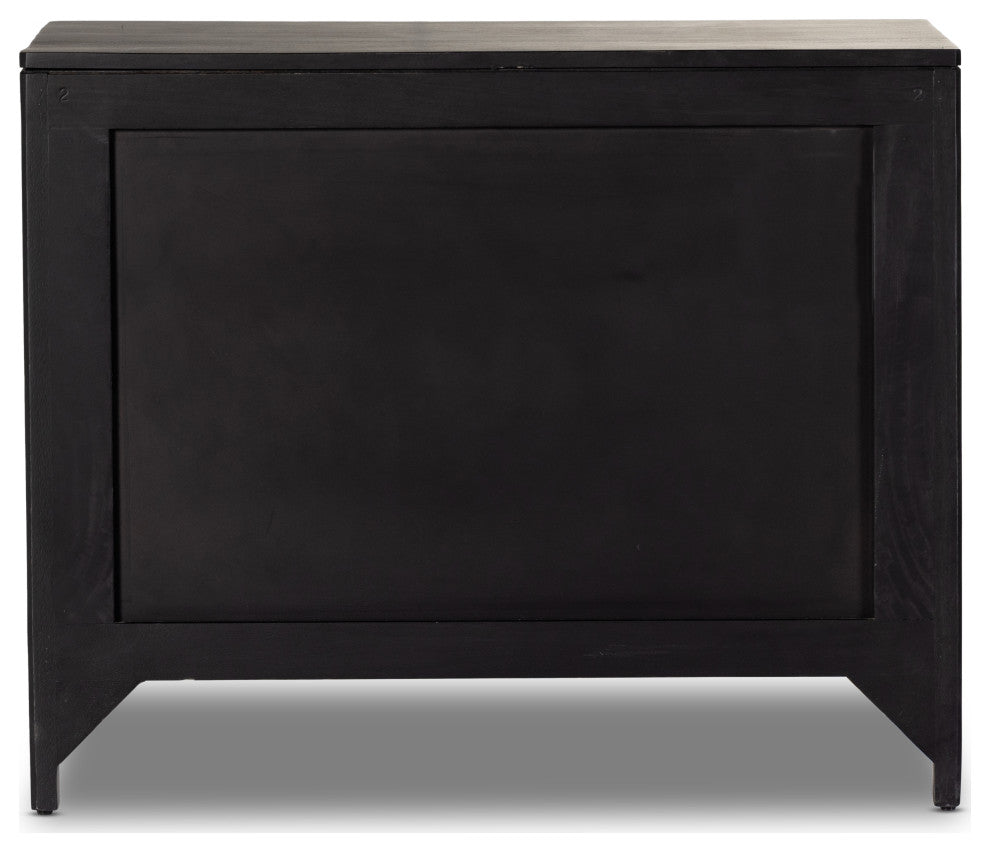 Sydney Large Nightstand-Black Wash