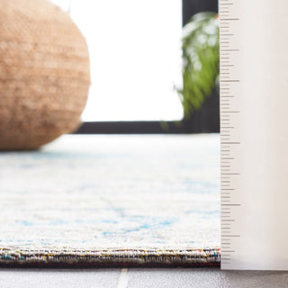 Safavieh Barbados Collection Indoor-Outdoor, BAR548 Rug, Ivory/Blue/Green, 4'x6'