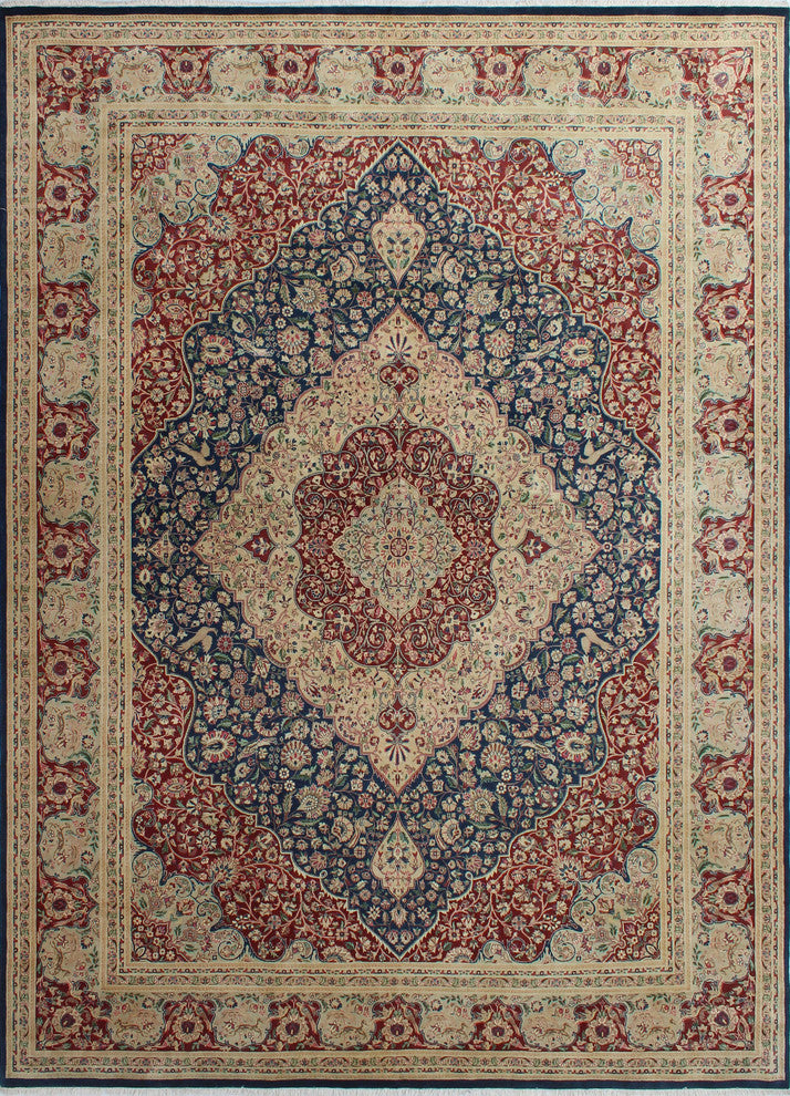Pak-Persian Sparrow Beige Rug, 9'1x12'2