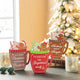Christmas Gingerbread Man Mug Table Decor, 3-Piece Set
