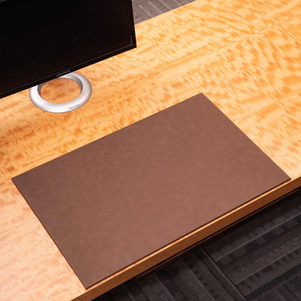 4 Piece Desk Set, Brown