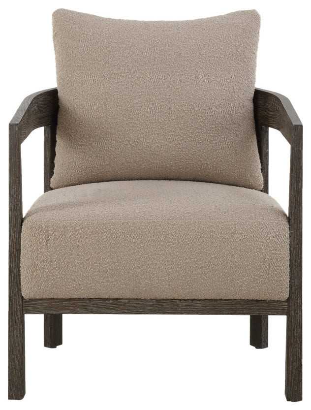 Uttermost Sienna Sand Fabric Accent Chair