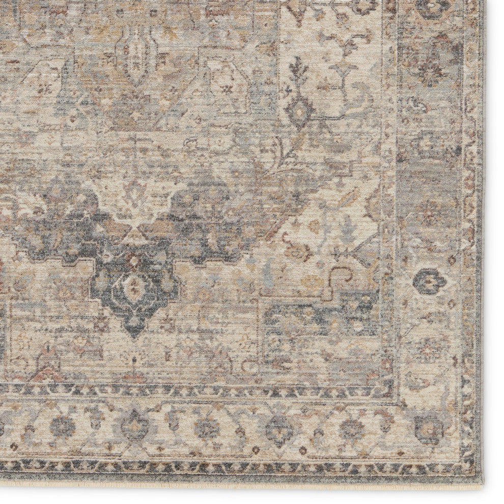 Jaipur Living Starling Medallion Tan/ Slate Area Rug 5'3"X8'1"