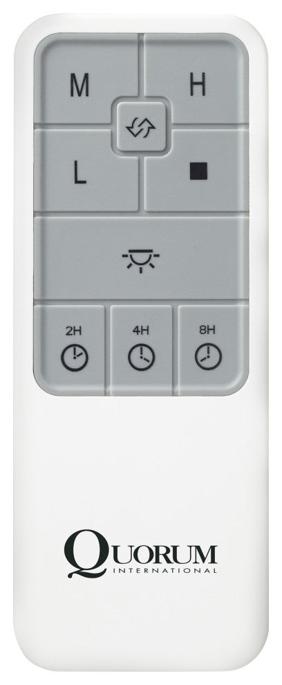 Ac Motor Remote / LED Fan Accessory, White