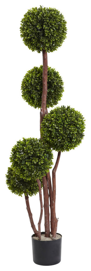 4ï¿½Ûª Boxwood Topiary Tree UV Resistant, Indoor/Outdoor