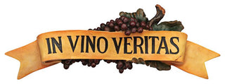 Design Toscano In Vino Veritas Plaque