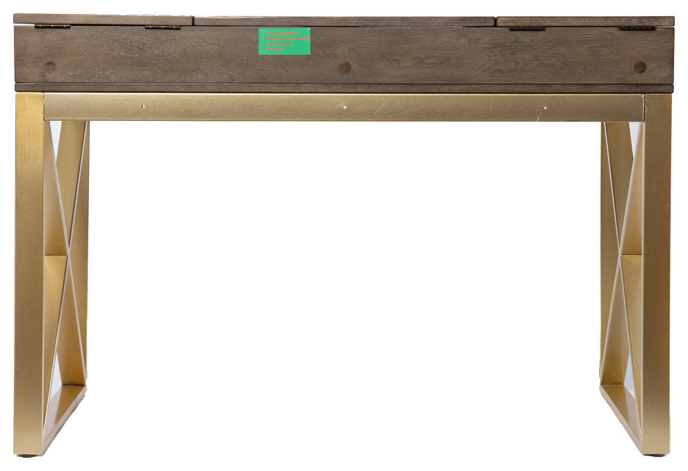 Sawyer Two-Tone Desk With Storage