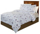 Poinetehaven 200 GSM Duvet Set, Snow Drop, Twin /Twin Xl
