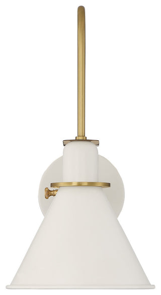 Medford One Light Wall Mount in White