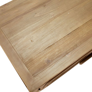 Waylon 40" Reclaimed Pine Hand Carved 2-Door Sideboard, Dark Antique Gray