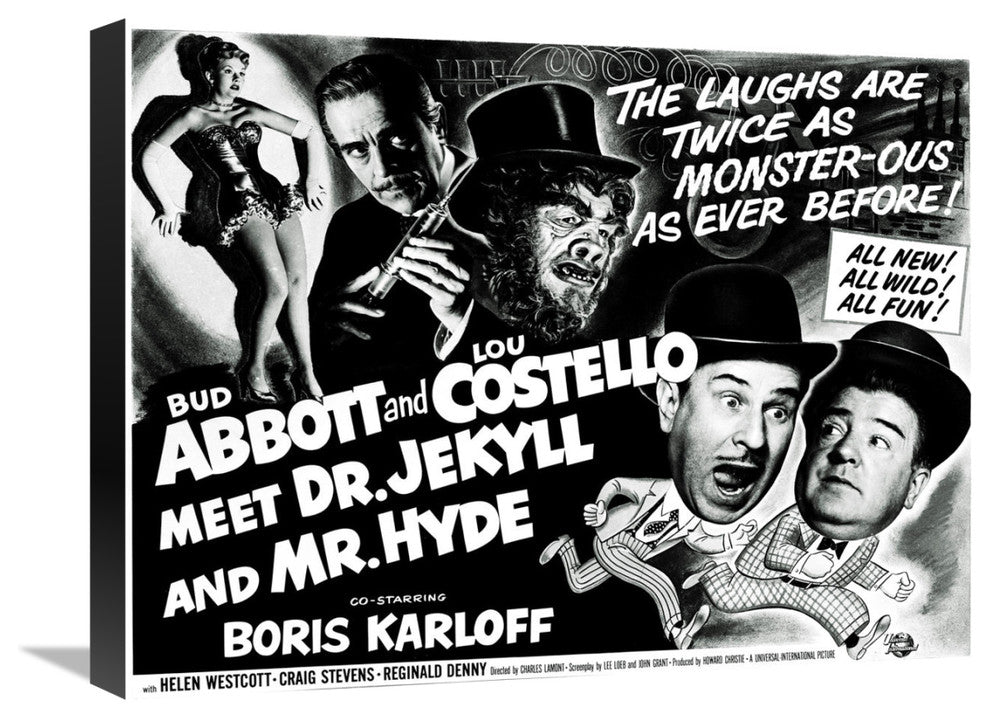 Abbott and Costello, Meet Dr. Jekyll And Mr. Hyde, 02, 22x17