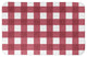 Red and Black Plaid 34x21 Bath Mat