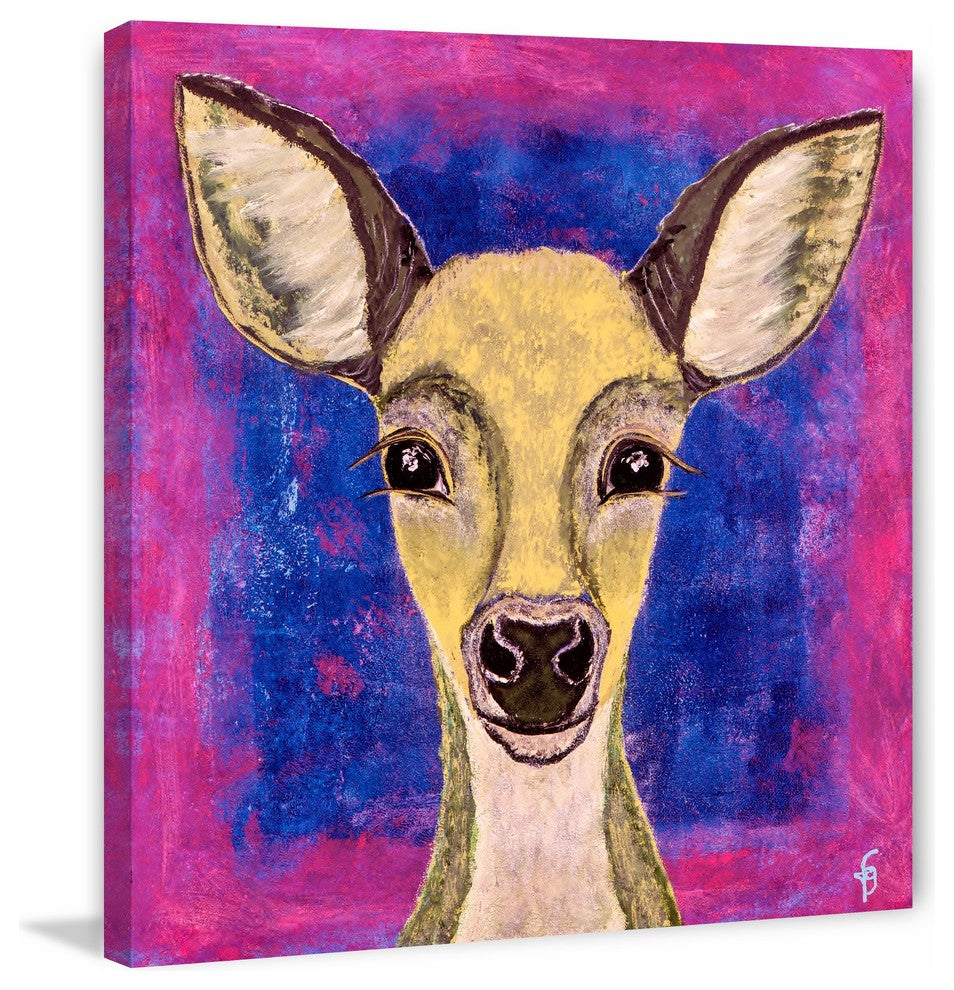 "Ava" Painting Print on Wrapped Canvas, 48"x48"