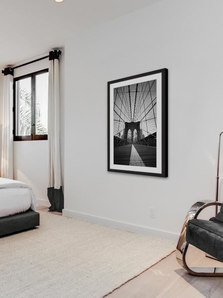 "Brooklyn Bridge II" Framed Painting Print, 30"x45"