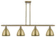 Ballston Dome Island Light, Antique Brass, Antique Brass