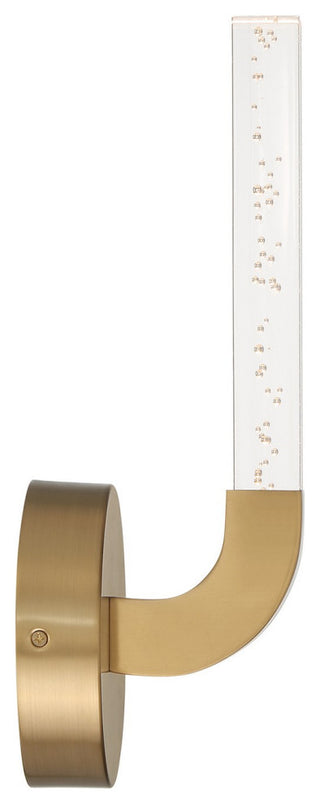 Del Mar 1-Light LED Wall Sconce, Warm Brass by Breegan Jane