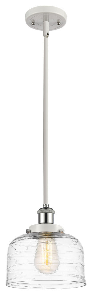 Innovations 916-1S-WPC-G713 1-Light Mini Pendant, White, Polished Chrome