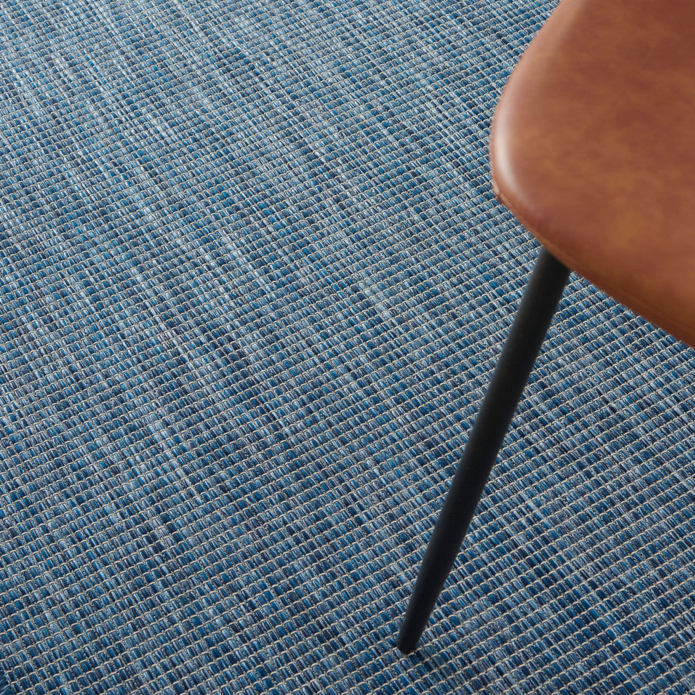 Nourison Positano Contemporary Area Rug, Navy Blue, 3'x5'