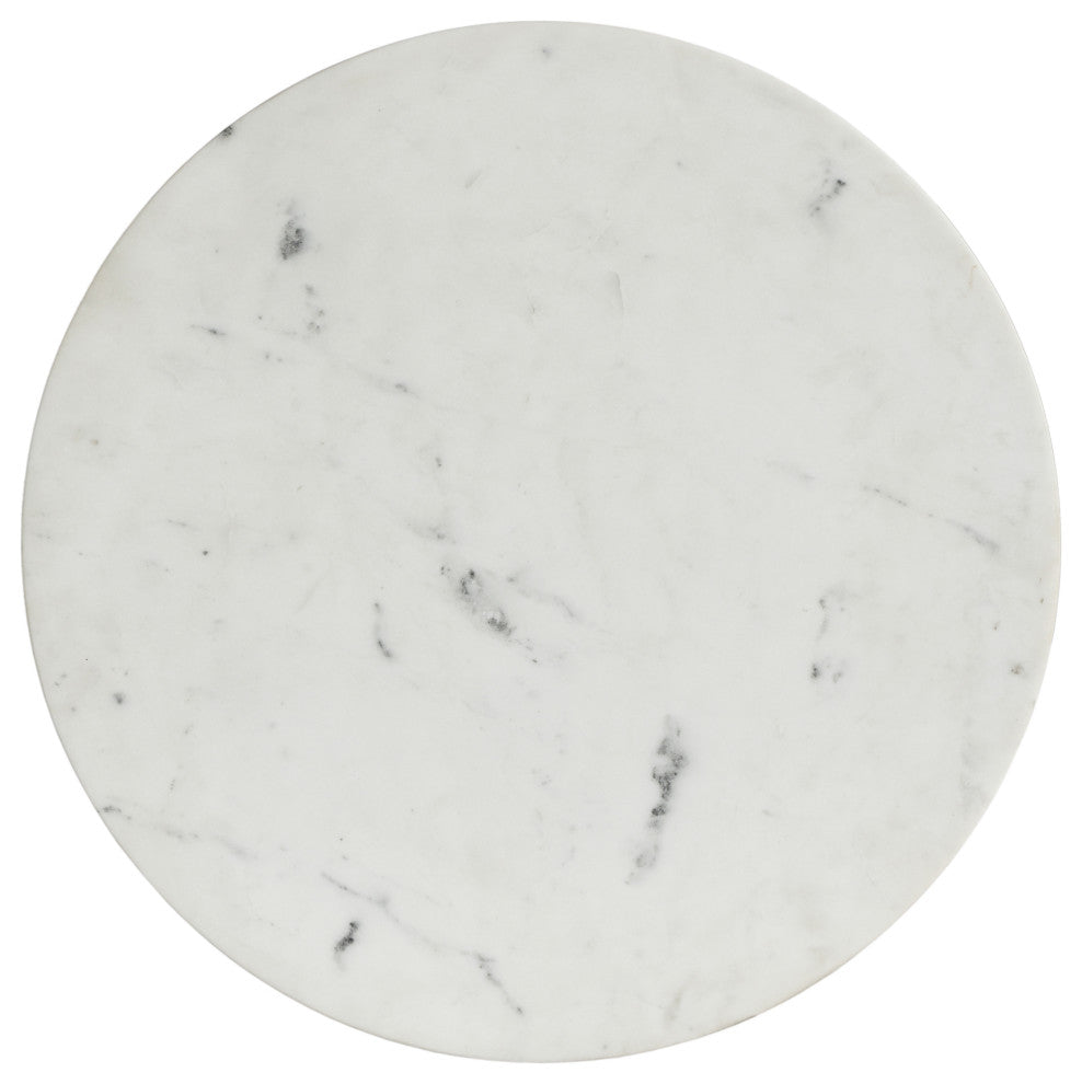 Emery White Marble Coffee Table