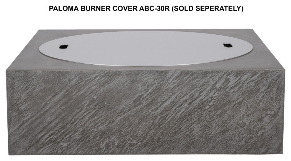 31" Aluminum Round Fire Pit Burner Cover