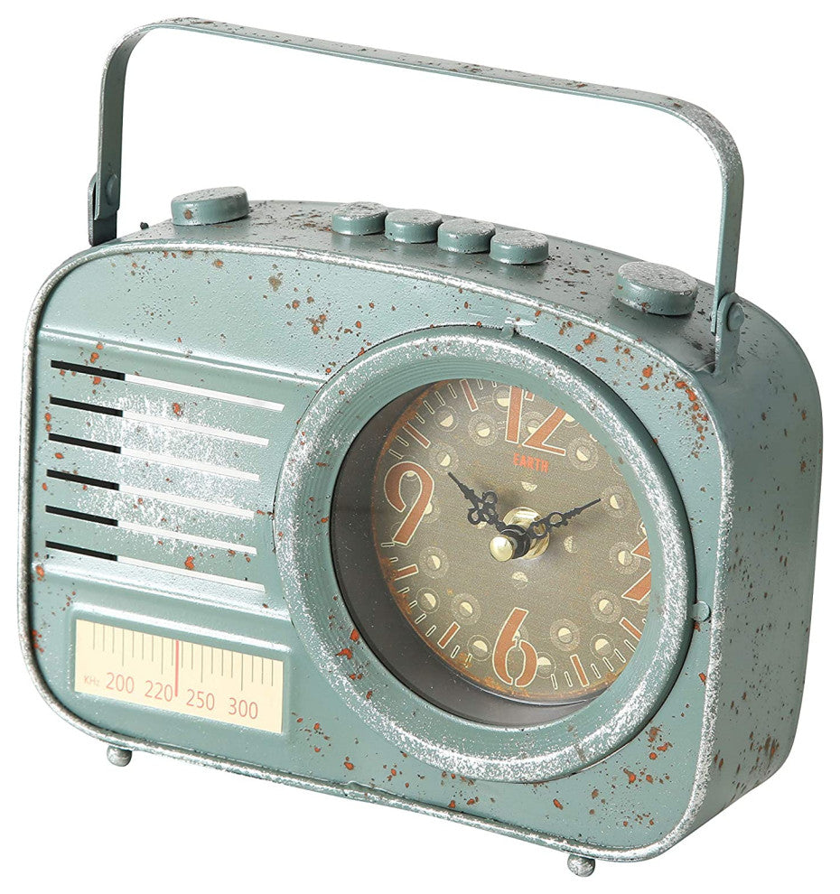70s Faux FM Radio Clock