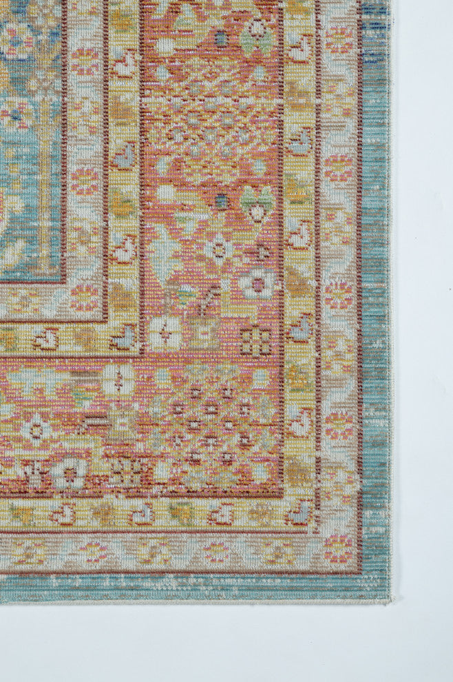 Momeni Isabella Traditional Area Rug, Blue, 2'3"x8' Runner
