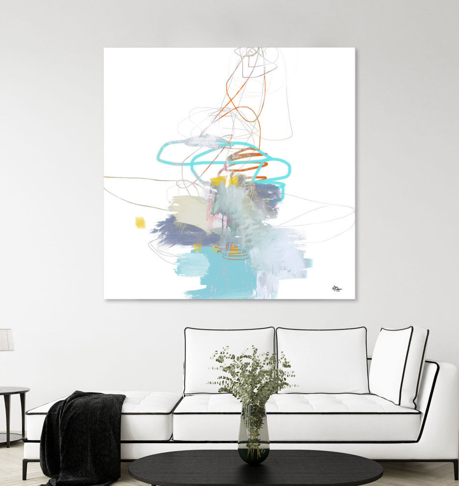Loving Life V - 84 x 84 by Lisa Ridgers