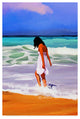 "Beach Day" by Ata Alishahi, Canvas Art, 22"x32"