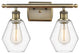 Innovations 516-2W-AB-G652-6-LED 2-Light Bath Vanity Light, Antique Brass