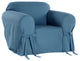 Classic Slipcovers Cotton Duck 1-Piece Chair Slipcover, Blue