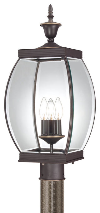 Oasis 3-Light Outdoor Lantern, Medici Bronze