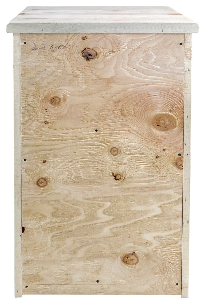 Homestead End Table with Door, Left Hinged, Ready to Finish