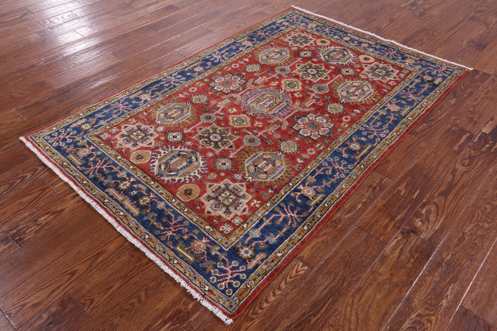 3' 11" X 5' 11" Hand-Knotted Persian Tabriz Rug - Q12827