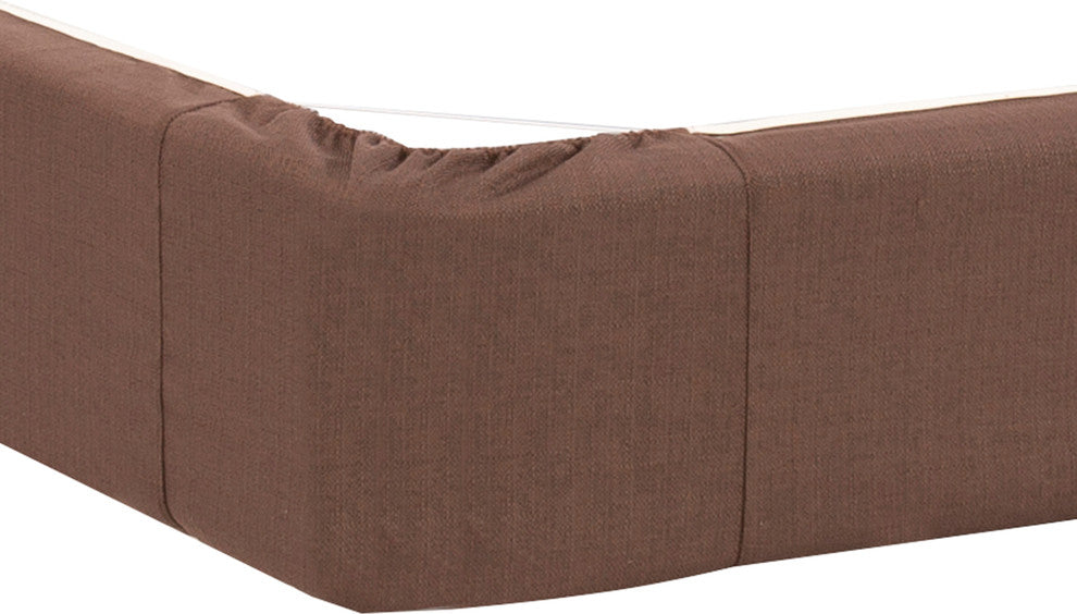 Sterling King Boxspring Cover, Chocolate